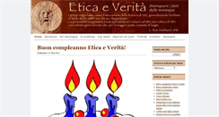 Desktop Screenshot of eticaeverita.org