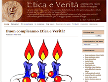 Tablet Screenshot of eticaeverita.org